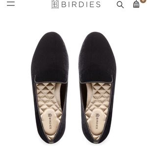 Birdies “The Starling” Black Velvet Flats